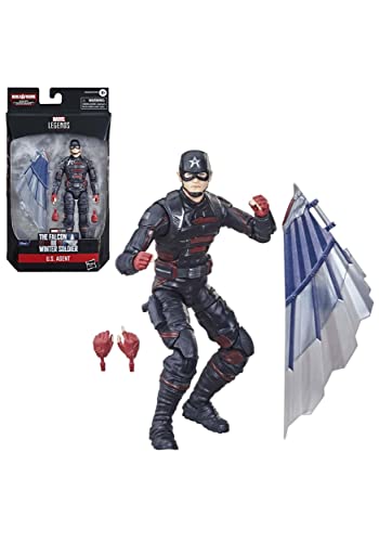 Marvel Hasbro Legends Series Avengers, Action Figure Di U.S. Agent Da 15 Cm, Design Eccezionale, Con 2 Accessori, Per Bambini Dai 4 Anni In Su