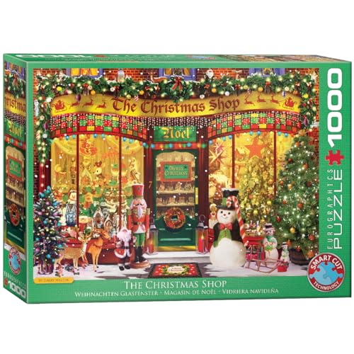 Eurographics Puzzle 1000 Pc-Il Negozio Di Natale, G. Walton, Multicolore, Taglia Unica, 6000-5521