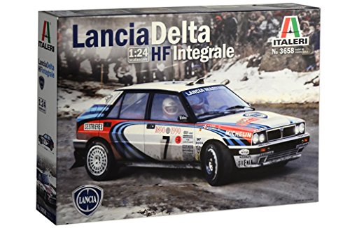 Italeri 3658 Lancia Delta Hf Integrale 1990 Rally Monte Carlo Auto Plastica Scala 1:24