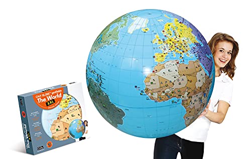 Caly Globo Gonfiabile The World Xxl 85 Cm, Colore Azzurro, 060Enf