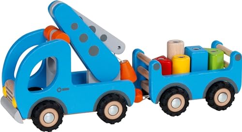 Goki- Camión Grúa Con Remolque No Aplica Giochi Di Azione E Riflessi, Multicolore, Único, 55875