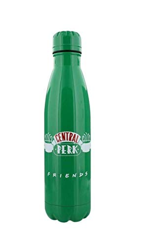 Friends - Borraccia In Metallo, 17,5 Oz / 500 Ml, Motivo: Friends (Central Perk Logo)