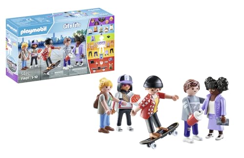 Playmobil My Figures 71401, Set Personaggi Di Città