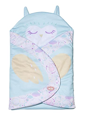 Baby Annabell Annabell-120 Owl Sweet Dreams Sacco A Pelo-Accessorio Originale Per Bambole Da 36/43 Cm-Include Sezioni Laterali Pieghevoli-Lavabile A M