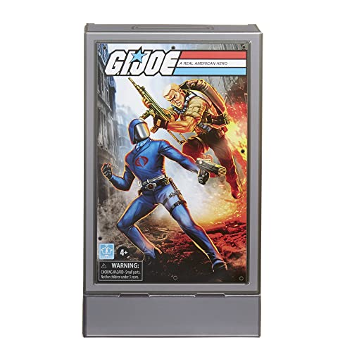 Hasbro: Set Di 2 Figure Gi Joe Duke Vs Comandante Cobra Coleccion Retro - Figura Da Collezione, Licenza Ufficiale