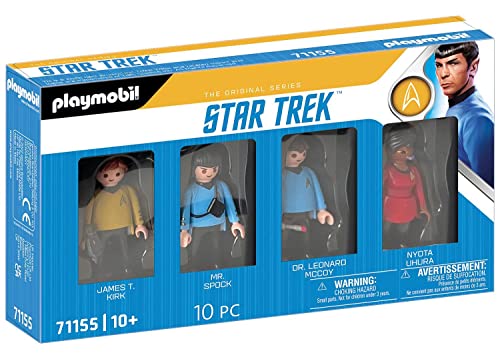 Playmobil Star Trek 71155 Star Trek Set Di Personaggi, 4 Personaggi Da Collezione Per Fan Di Star Trek E Bambini Da 10 Anni In Su