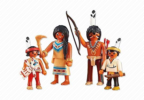 Playmobil Famiglia Indiana (Imballaggi In Alluminio)