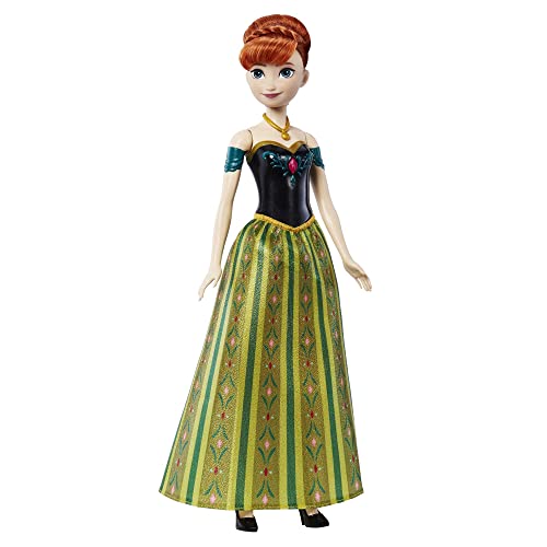 Disney Frozen - Anna Oggi, Per La Prima Volta, Bambola Con Look Esclusivo, Canta “Oggi, Per La Prima Volta” Dal Film, Giocattolo Per Bambini 3+ Anni,