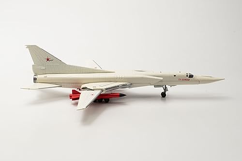 Herpa Modello Di Aereo Tupolev Tu-22M3M Backfire, M3M Prototype – Rf-94267 In Scala 1:200 - Modello Di Aereo, Pezzo Da Collezione, Miniatura Deco, Sta