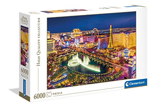 Clementoni Collection Las Vegas, Puzzle Adulti 6000 Pezzi, Made In Italy, Multicolore, 36528