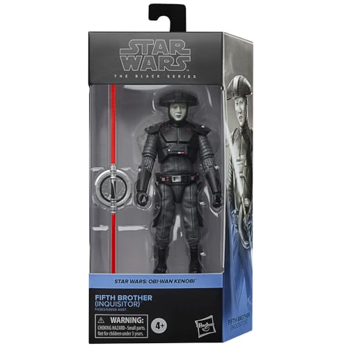 Star Wars Hasbro The Black Series, Quinto Fratello (Inquisitore), Action Figure Da 15 Cm, Ispirata Alla Serie Obi-Wan Kenobi, Dai 4 Anni In Su, Multi,