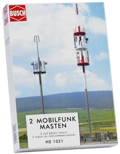 Busch H0 - Antenne Per Cellulare, 2 Pezzi