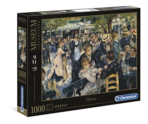 Clementoni- Renoir-Bal Du Moulin De La Galette Musee D'Orsay Museum Collection Puzzle, Colore Neutro, 1000 Pezzi, 31412