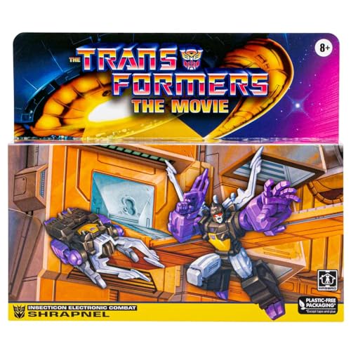 Hasbro The Transformers: The Movie Retro Action Figure Shrapnel 14 Cm
