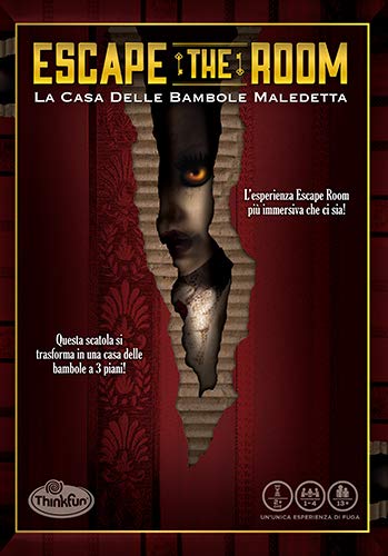 Thinkfun - Escape The Room: La Casa Delle Bambole Maledetta, Gioco Di Logica Da Tavolo Per Adulti, 1-4 Giocatori, Età 13+ Anni