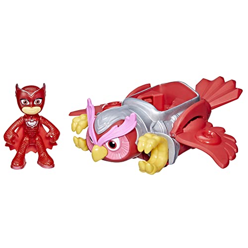 Pj Masks Animal Power, Veicolo Pyja-Destrier Deluxe Di Bibou, Giocattolo Prescolare Con Action Figure Di Bibou, A Partire Da 3 Anni, Multicolore, F534