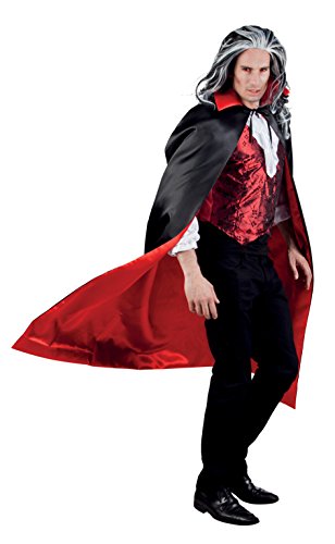 Boland 96.935 - Vampiro Mantello Nero / Rosso, 153 Cm