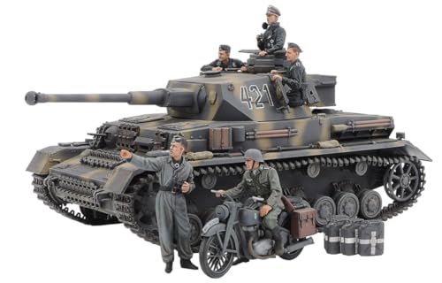 Tamiya 25209 1:35 Dt. Pzkpfw.Iv Ausf.G M. Krad Ost F. - Kit Per Modellismo, Kit Di Plastica, Kit Di Montaggio, Kit Serbatoio