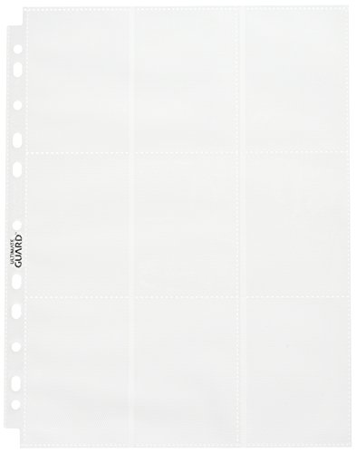 Ultimate Guard 18-Pocket Pages Side-Loading Blanc (50)