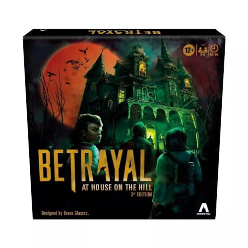 Hasbro Gaming- Avalon Tradimento A House On The Hill 3A Edizione Cooperativa Gioco Da Tavolo, Per Età 12 E Fino Per 3-6 Giocatori, Multicolore, Taglia