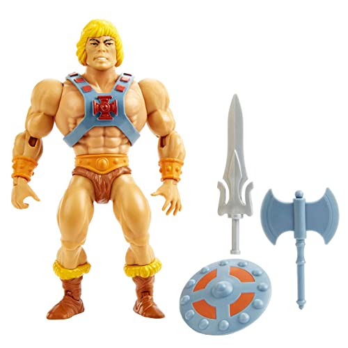 Masters Of The Universe Origins He-Man Action Figure, Character For Storytelling Play And Display, Gift For 6 To 10 Years And Adult Collectors, Hgh44