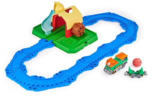 Mighty Express La Stazione Fattoria Agricola, Con Treno Esclusivo Contadina Faye, Con Maialino Superstar, Giocattolo Per Bambini 3+