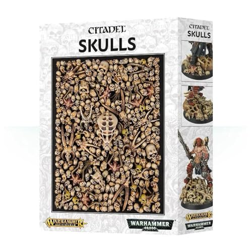 Games Workshop Citadel - Scatola Di Grasse/Skulls, Colore: Nero