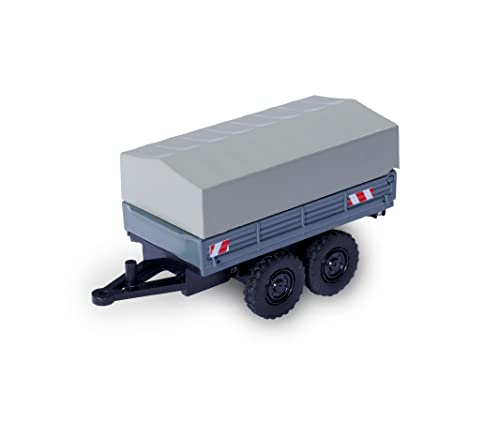 Carson 500504156 1:87 Rimorchio Telonato Per Unimog - Accessori Per Modelli In Scala 1:87, Rimorchi Per Modelli, Modellismo, Scala 1:87