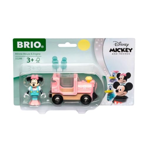 Brio Locomotiva E Minnie, Treni Brio, Disney, Minnie, Età Raccomandata 3+ Anni, Compatibile Con Tutti I Prodotti Brio