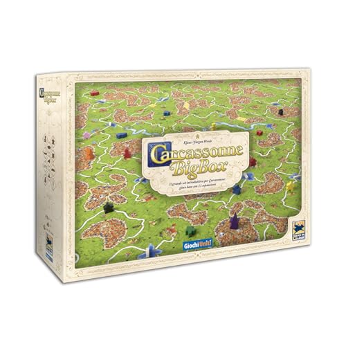 Giochi Uniti - Carcassonne Big Box 2022, Carcassonne, Gioco Da Tavolo, 2-6 Giocatori, 7+ Anni, Edizione Italiana, Gu729 [Nuova Versione]