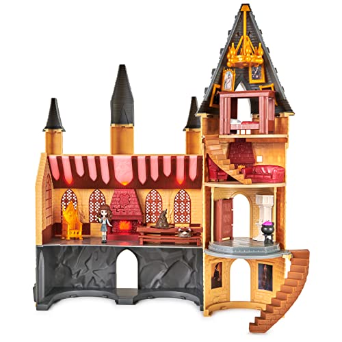 Wizarding World, Castello Di Hogwarts Di Harry Potter, Con 12 Accessori, Luci, Suoni E Bambola Hermione Esclusiva - Dai 5 Anni