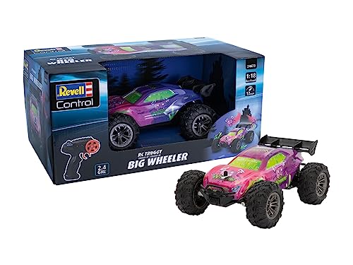 Revell Control Rc Big Wheeler I Off-Road Performance I Potente Motore Elettrico I Spettacolare Illuminazione Sottoscocca I 2.4 Ghz Controllo Multiplay