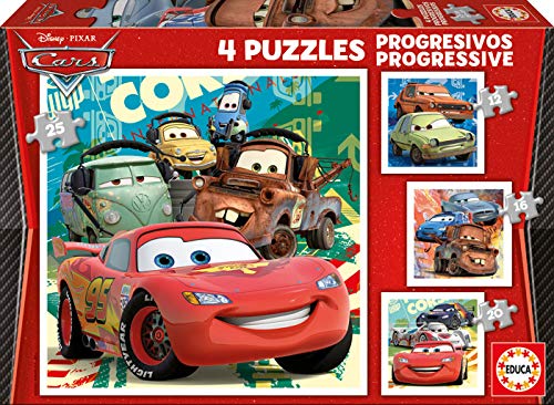 Educa - Cars The Movie Set Di Puzzle, Multicolore, 14942