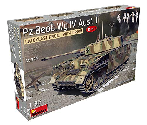 Miniart Min35344 1:35-Pz.Beob.Wg. Iv Ausf J Late 2In1 W/Crew