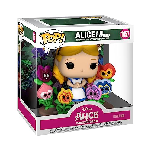 Funko Pop! Deluxe: Alice 70Th– Alice With Flowers - Alice In Wonderland - Figura In Vinile Da Collezione - Idea Regalo - Merchandising Ufficiale - Gio
