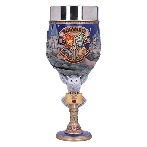 Nemesis Now Harry Potter Hogwarts School Of Witchcraft And Wizardry Collectable Goblet, Blu, 1 Unità (Confezione Da 1)