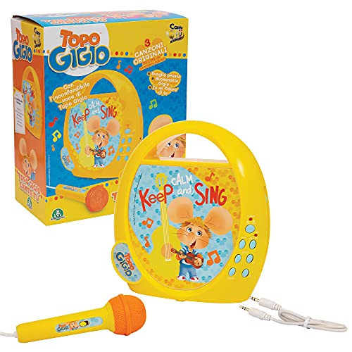 Canta Tu , Ovunque Con Topo Gigio E Le Sue 3 Canzoni Originali Incluse E La Sua Voce Inconfondibile, Con Funzione Registra E Ascolta, Giochi Preziosi,