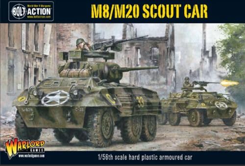 Warlord Games, M8/M20 Greyhound Armoured Car, Bolt Action Wargaming Model