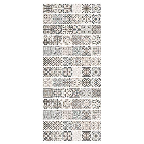 Workid 13 Pezzi Adesivi Decorativi Per Scale Autoadesiva Le Scale Alzate Murale Vinile Scala Adesivi Decalcomanie, 18 X 100 Cm, 13 Pezzi