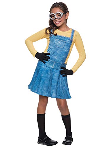 Rubie'S, Prodotto Ufficiale, Costume Da Minion Femmina, Dal Film Cattivissimo Me, Taglia M, Età: 5-7 Anni, Altezza 127-137 Cm