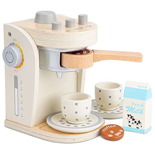 New Classic Toys Coffee Maker-White, Colore, Macchina Da Caffè-Bianco, 10705