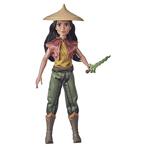 Disney Hasbro Princess - Incredibili Avventura Di Raya E L'Ultimo Drago, Bambola Alla Moda Con Vestiti, Scarpe, Spada Come Accessori, Giocattolo Per B