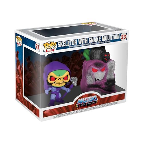 Funko Pop! Town: Masters Of The Universe - Snake Mountain With Skeletor - I Dominatori Dell'Universo - Figura In Vinile Da Collezione - Idea Regalo -