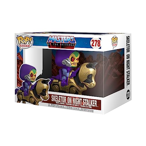 Funko Pop! Rides: Masters Of The Universe - Skeletor With Night Stalker - I Dominatori Dell'Universo - Figura In Vinile Da Collezione - Idea Regalo -