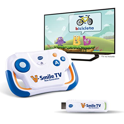 Vtech-80-613267 V.Smile Tv New Generation | Plug&Play Educativo Per Bambini +3 Anni | Versione Esp | Multicolore, Único, 80-613267
