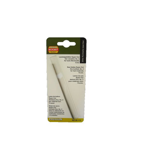 Proxxon 2228113 - Lame A Denti Fini (41D/25 Mm) 12 Pcs, Nero