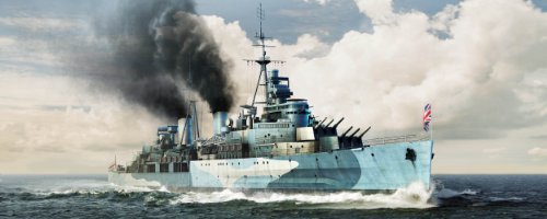1/350 Royal Navy Light Cruiser Hms Belfast 1942 (Japan Import)