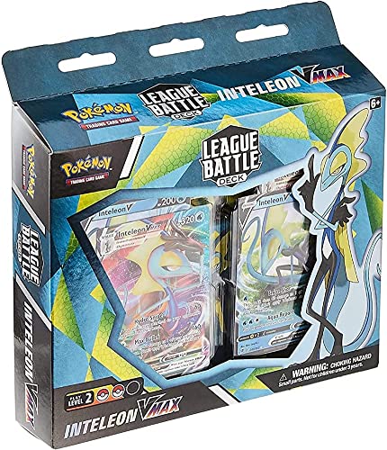 Pokémon- Inteleon Vmax League Battle Deck Mazzo Di Battaglia Della Lega, Multicolore, 290-80874