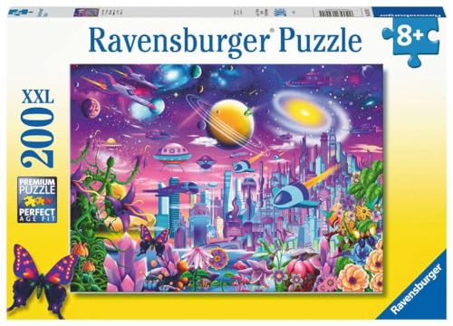 Ravensburger, Città Cosmica, 200 Pezzi Xxl, Puzzle Per Bambini, Età Consigliata 8+, Multicolore, 13291 1