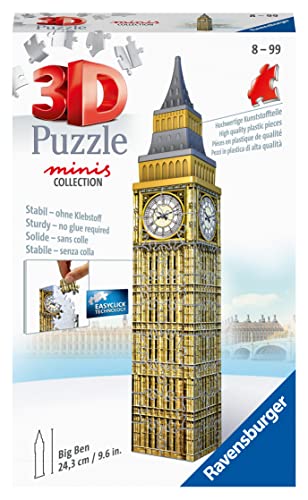 Ravensburger- Big Ben Giocattolo, Colore Bianco, 11246